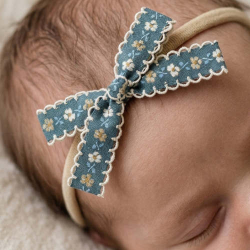 Petite Classic Hair Bow Headband or Clip • Matilda – Shop Acre Goods