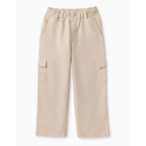 Organic Cotton Boy Wide Cargo Pant