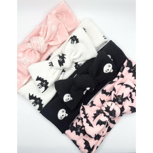 Halloween Knotted Headbands, Halloween Knotted Head Wrap, Baby/Toddler Halloween Headband, Halloween Stretch Headband