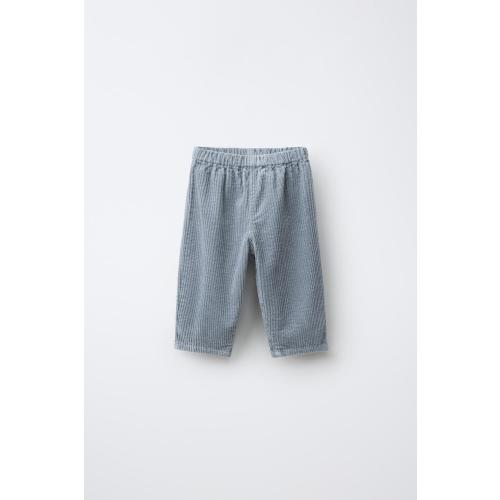 CORDUROY BAGGY PANTS - Light blue | ZARA United States