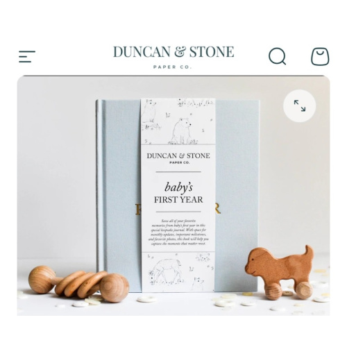 Baby Memory Book & Photo Album | Duncan & Stone Paper Co.