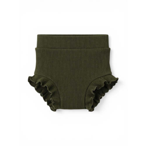 Organic Waffle Ruffle Bloomer, Forest
