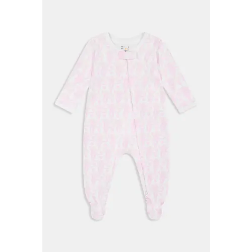 Infant Lovely Monkey Zipper Footie