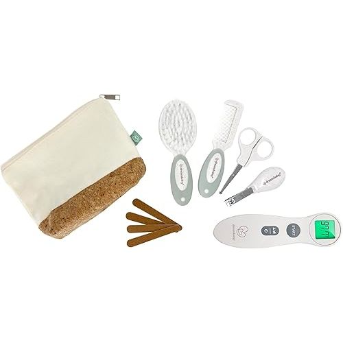 Dreambaby Touchless Non Contact Digital Infrared Forehead Thermometer + Neat & Tidy 9pc Wheatgrass Baby Grooming Kit