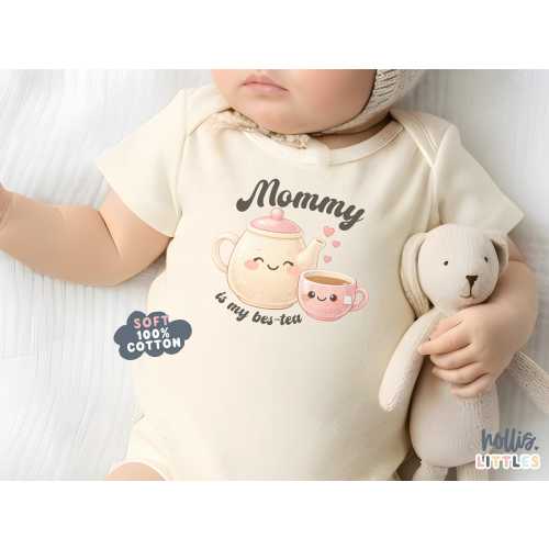 Mommy is my Bes-tea Baby ONESIES® Mother's Day Onesie® for Baby Girl Mother's Day Baby Outfit