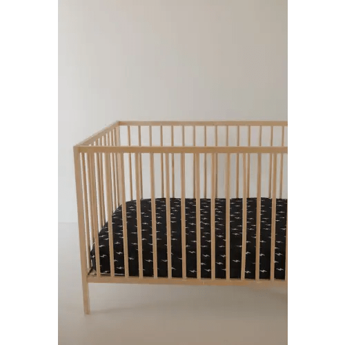 Muslin Crib Sheet | Midnight Bolt – LITTLE RAD THINGS