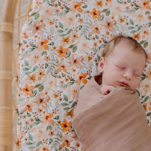 Waterproof Fitted Bassinet Sheet | Bloom