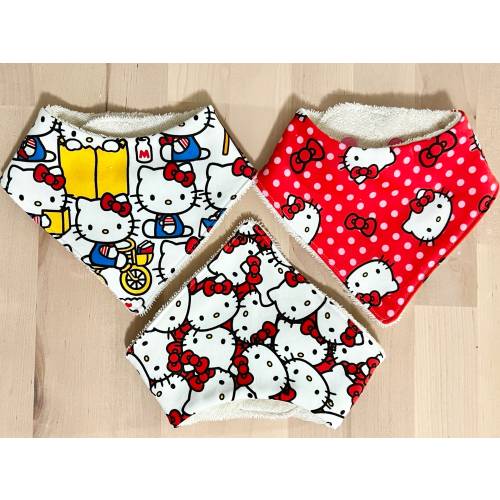 2 pcs set, 3 pcs set , hello kitty, baby bibs, hello kitty bib, baby gift, Japanese, Sanrio, kitty, キティちゃん