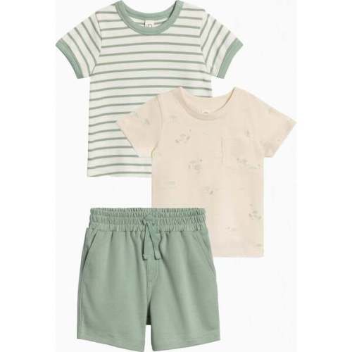Organic 3 Piece Boys Summer Bundle Jade - Colored Organics | Maisonette