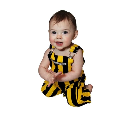 Baby BLACK RALLY Striped Bib Overall Overalls - 18440116