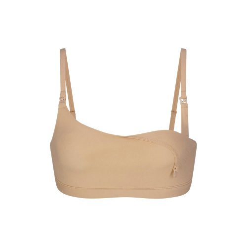 FITS EVERYBODY MATERNITY NURSING SCOOP BRALETTE | CLAY | SKIMS