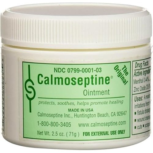 CALMOSEPTINE Diaper Rash Ointment Jar, 2.5 Oz (2 Pack)