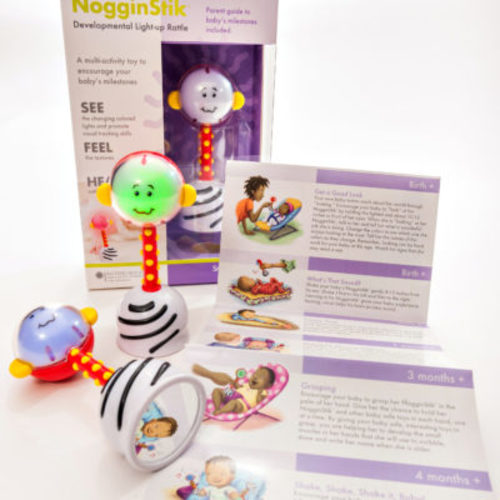NogginStik Developmental Light-up Rattle - SmartNoggin™