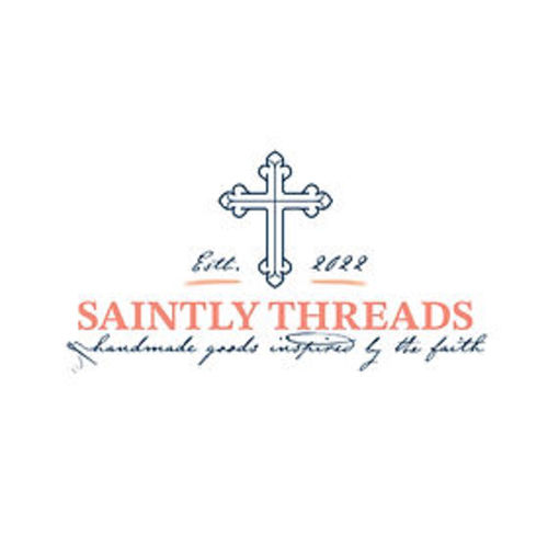 Ave Maria Embroidered Baptismal Gown | Saintly Threads