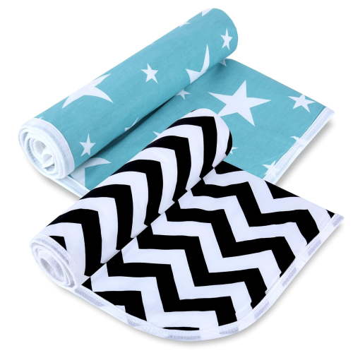 1Pack/2Pack Diaper Changing Pads for Baby, Dinosaur Change Mat, 3Layers Waterproof Change Pad Foldable Absorbent Mats for Women, Reusable Incontinence Underpads for Patient 24''x30''