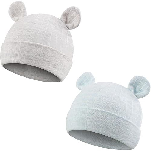 Cotton Newborn Baby Girls Hat Spring Newborn Boys Hat Cute Rabbit Infant Beanie