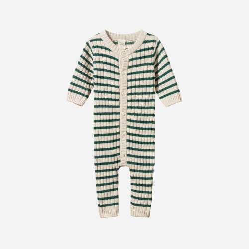 Lou Suit Cotton Knit - Pine Sailor Stripe