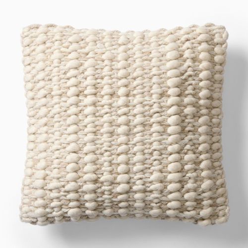 Chunky Paddle Woven Pillow Cover