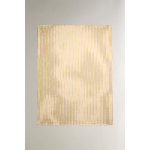 Striped Cotton Muslin Blanket