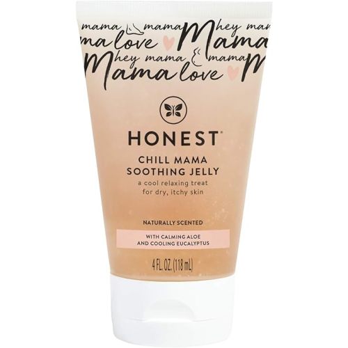 The Honest Company Mama Chill Soothing Jelly, Cooling Formula for Itchy Dry Growing Belly, Aloe and Eucalyptus Infused, 4 fl oz