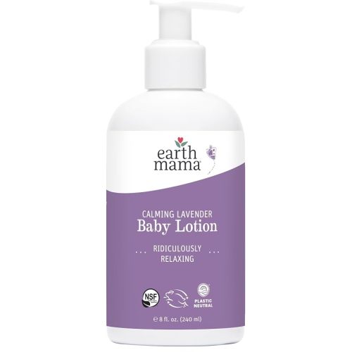 Earth Mama - Calming Lavender Baby Lotion for Dry Skin - 8 Fl Oz