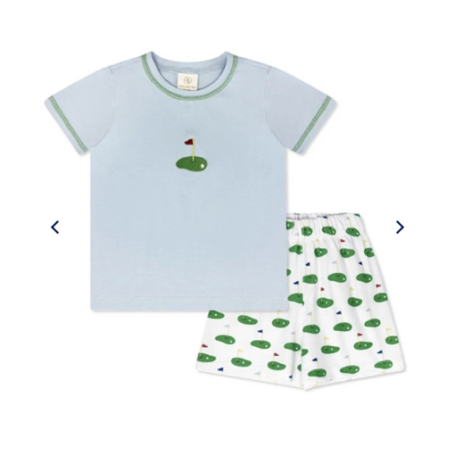 Preston Short Set - Bluffton Blue, Augusta Green, Tee Time