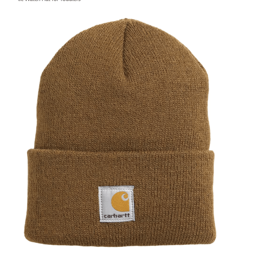 Carhartt Acrylic Watch Hat for Toddlers - Carhartt Brown, Black or Green