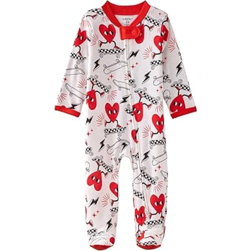 Baby Boys' Scout Sleep & Play 100% Organic Cotton Footed Zip Front Sleeper Pajamas for Baby Boys