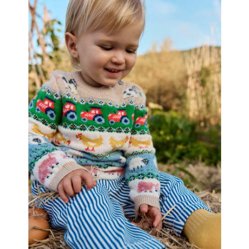 Fair isle Sweater-Multi Easter Fair Isle | Boden USA