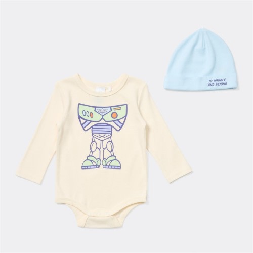 Disney Baby Buzz Lightyear Gift Set - Cream Blue - Size 00