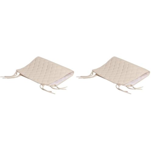 American Baby Company Waterproof Quilted Sheet Saver Changing Pad Liner Made with Organic Cotton Top Layer, Natural Color (Pack of 2)
