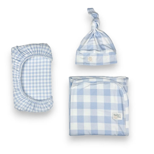 Sunday Picnic, Dusty Blue - Bamboo Newborn Nest – A Newborn Nest