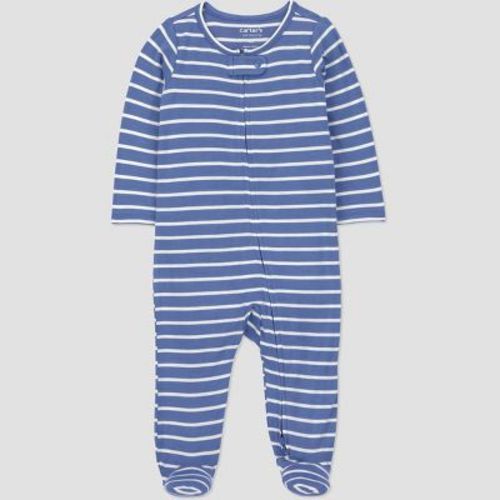 Carter's Just One You® Baby Boys' Comfy Soft Striped Sleep N' Play - Blue Newborn