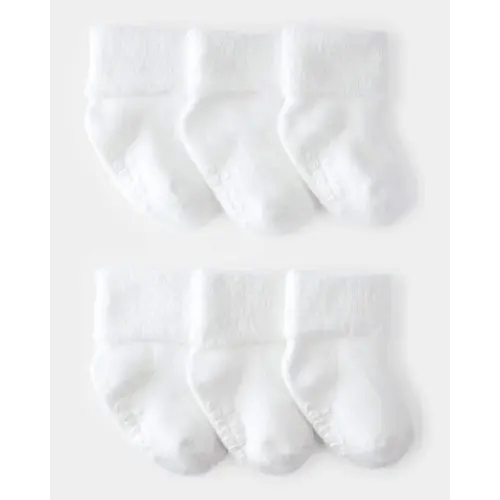 Baby 6-Pack Foldover Booties | Carter's