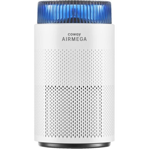 COWAY Air Purifiers for Home up to 810 ft², HEPA Filter and Carbon Filter for Smoke, Allergies, Pet Dander, Odor, AQI Monitor, Auto Mode, Timer, Filter Indicator, Night Light, 3yr Warranty, 100 White