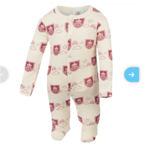 Burnley FC Baby Genie Sleepsuit