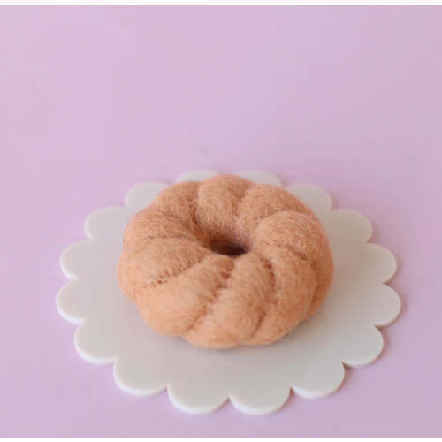 Iced Cruller Donut -Felt Pretend Play Food