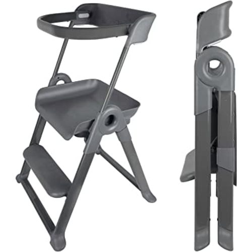 Boon Pivot Toddler Tower - Folding Toddler Step Stool - Montessori Kitchen Stool for Learning and Cooking - 21.75 L x 22.75 W x 34.75 H - Ages 18 Months to 4 Years