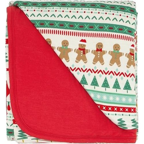 Little Sleepies Cloud Blanket, Soft Viscose from Bamboo Toddler & Baby Blanket for Boys & Girls, Lightweight, Perfect for Hot Sleepers, 50" x 50", Large (Fair Isle)