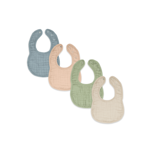 Muslin Bibs - Pack of 4