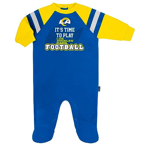 Gerber NFL Unisex Baby Nfl Team Footed Sleep and Play