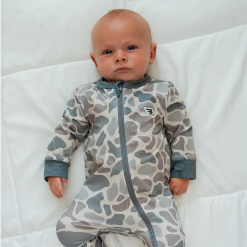 Baby Zip Up - Classic Deer Camo – BURLEBO