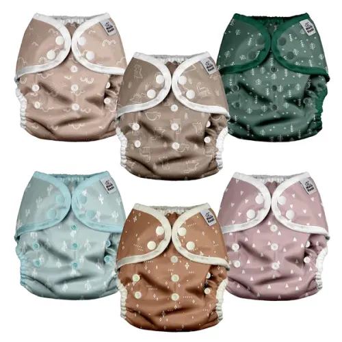 CLOTH DIAPER COVERS - 6 PACK