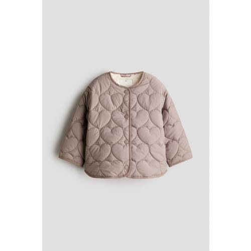 PILE-LINED QUILTED JACKET