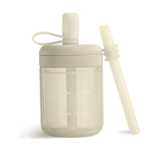 Silicone Training Cup with Straw