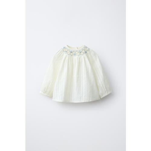 DOBBY SHIRT WITH BOBBLES - Pastel green | ZARA United States