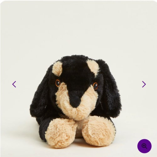 Warmies Dachshund Stuffed Animals | Weighted Dachshund Plush