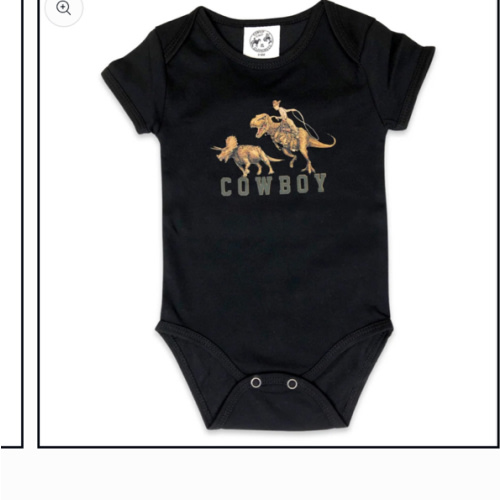 Cowboy Dino Onesie – Cowkid Clothing Company