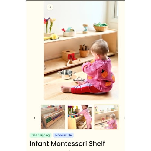 Infant Montessori Shelf