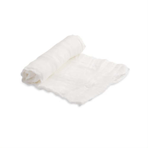 Deluxe Muslin Swaddle Single - White